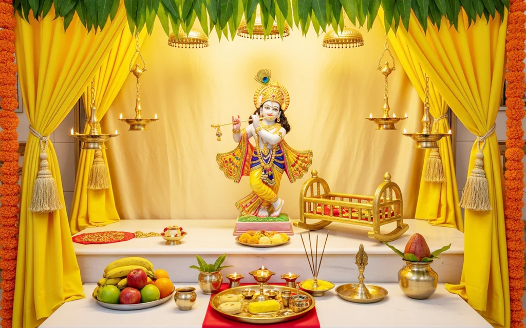 10 Unique Janmashtami Decoration Ideas at Home