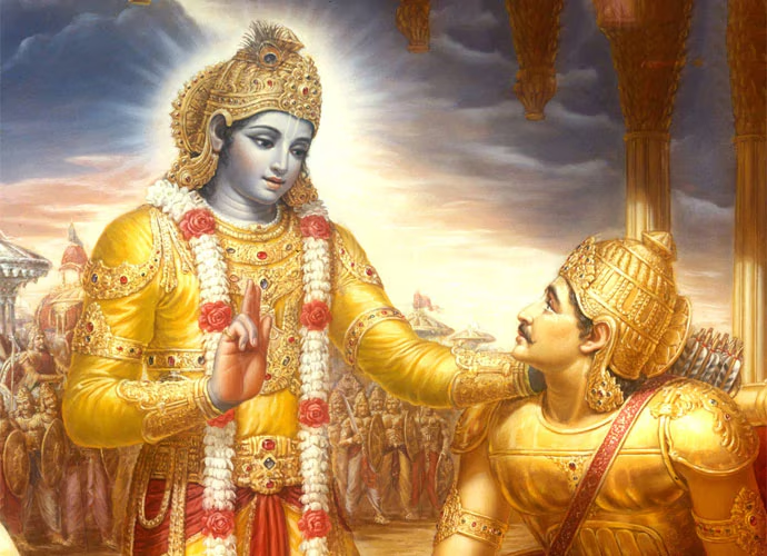 Lord Krishna Teaching